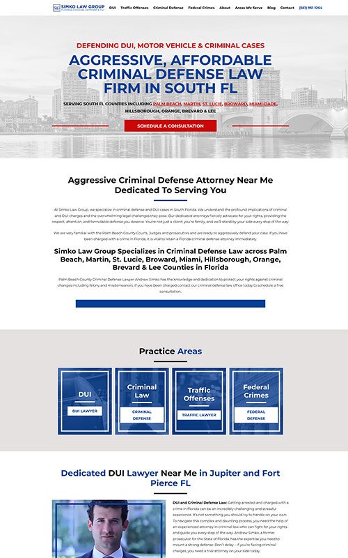 after law firm web design